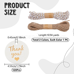 120 Sheets Paper Thank You Greeting Cards&nbsp;DIY-ME0002-82A