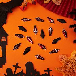 30Pcs 3 Colors Halloween Theme Alloy Enamel Pendants&nbsp;ENAM-SZ0002-71