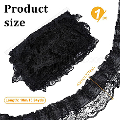 1Pc Organza Flower Lace Ribbon&nbsp;OCOR-NB0002-85B
