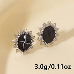 304 Stainless Steel Sunflower Stud Earrings&nbsp;FC3127-1
