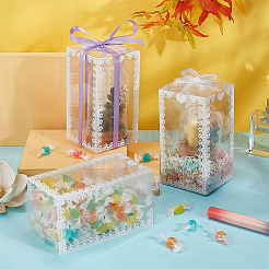 Transparent PVC Candy Treat Gift Box&nbsp;CON-WH0085-58C