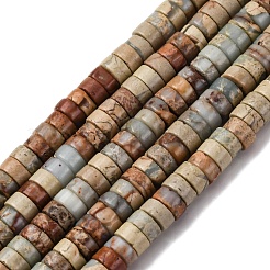 Natural Shoushan Stone Beads Strands&nbsp;G-L624-I10-3x6mm