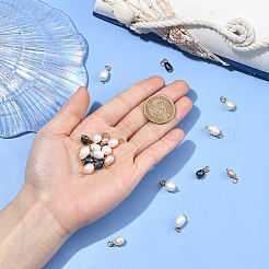 36Pcs 6 Style Natural Cultured Freshwater Pearl Pendants&nbsp;PALLOY-SW00044