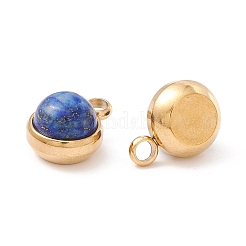 Natural Lapis Lazuli Charms&nbsp;G-K325-01G-02