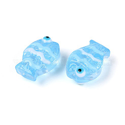 Transparent Glass and Enamel Beads Strands&nbsp;GLAA-T034-01E