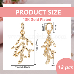 Brass Pendants&nbsp;KK-BC0015-56B
