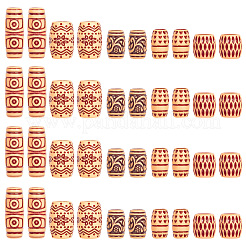 100Pcs 5 Styles Plastic Hair Coil Cuffs&nbsp;FIND-SC0014-92