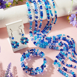 6 Strands 3 Styles Glass Beads Strands&nbsp;EGLA-TA0013-71B