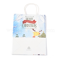 Christmas Theme Kraft Paper Bags&nbsp;ABAG-H104-D07