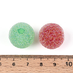 Opaque Acrylic Round Beads&nbsp;OACR-T029-06M