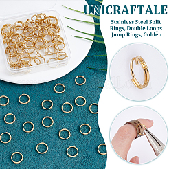 100Pcs 304 Stainless Steel Split Rings&nbsp;STAS-UN0060-31