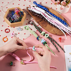 Nylon Cord Pendant Decorations&nbsp;DIY-TA0015-61B