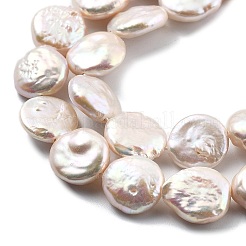 Natural Baroque Keshi Pearl Beads Strands&nbsp;PEAR-B004-16D-03A