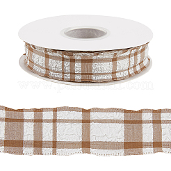 Cloth Plaid Ribbon&nbsp;OCOR-WH20071-001B