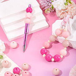 20Pcs 4 Colors Opaque Acrylic Beads&nbsp;MACR-TA0002-51B