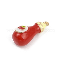 Alloy Enamel Charms&nbsp;PALLOY-R158-05G-05