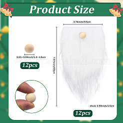 1 Set Polycotton Gnome Beard&nbsp;DOLL-SP0001-01