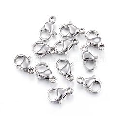 304 Stainless Steel Lobster Claw Clasps&nbsp;STAS-H353-F-02