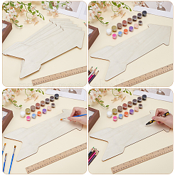 Arrow Shape Unfinished Wooden Blank Plaque&nbsp;WOOD-WH0124-135