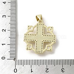 Brass Pave Shell Pendants&nbsp;KK-I708-17I-G