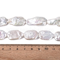 Natural Baroque Keshi Pearl Beads Strands&nbsp;PEAR-S020-D12
