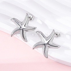 304 Stainless Steel Stud Earrings for Women&nbsp;EJEW-K306-12P