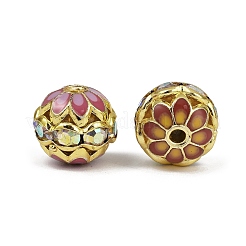Brass Enamel Beads&nbsp;KK-L236-01C-G