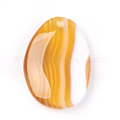 Natural Striped Agate Pendants&nbsp;G-P381-C