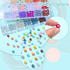 Glass Round Beads&nbsp;DGLA-YW0001-26