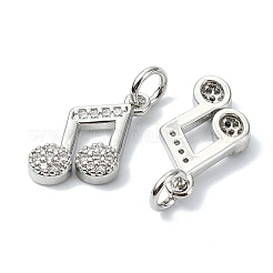 SHEGRACE Brass Clear Cubic Zirconia Charms&nbsp;XGRQ3P998-629P