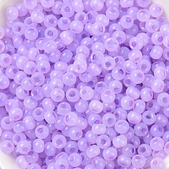 6/0 Imitation Jade Glass Seed Beads&nbsp;SEED-T006-04A-03