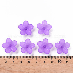 Frosted Acrylic Bead Caps&nbsp;MACR-S371-08A-747