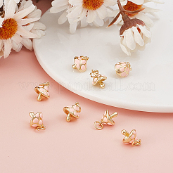 12Pcs Brass Enamel Charms&nbsp;KK-ME0002-91