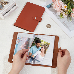 2Pcs PU Leather Saving Money Notebook with PP Plastic 100Pcs Envelopes Pocket&nbsp;AJEW-CL0005-90B