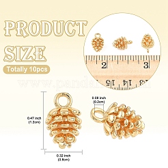 10Pcs Brass Charms&nbsp;KK-YW0004-46