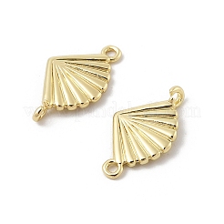 Brass Connector Charms&nbsp;KK-U047-03G-01