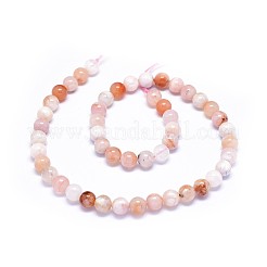 Natural Cherry Blossom Agate Beads Strands&nbsp;G-I249-B01-02