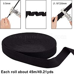 Cotton Cotton Twill Tape Ribbons&nbsp;OCOR-WH0057-30E-02