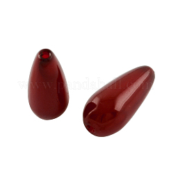 ABS Plastic Imitation Pearl Teardrop Beads&nbsp;MACR-S266-M