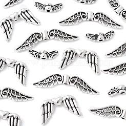 75Pcs 3 Styles Tibetan Style Alloy Fairy Wing Beads&nbsp;TIBEB-FS0001-15