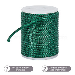 10 Rolls 10 Colors Polyester Braided Cords&nbsp;OCOR-GO0001-02