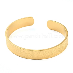 304 Stainless Steel Open Cuff Bangles&nbsp;BJEW-K230-01G-02