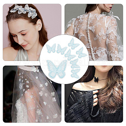 30pcs Handmade Organza Woven Costume Accessories&nbsp;DIY-GF0005-35D