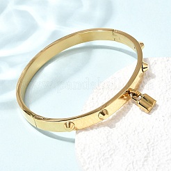 304 Stainless Steel Charm Bangles&nbsp;BJEW-H644-12G