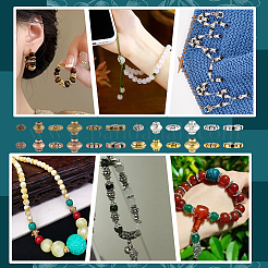 1200Pcs 24 Styles Tibetan Style Alloy Spacer Beads Sets&nbsp;TIBEB-PH0005-07