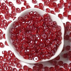 Transparent Colours Luster Glass Seed Beads&nbsp;SEED-E001-T3x6mm-A02