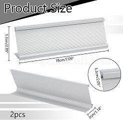 L-shaped Aluminum Alloy Name Brand Holders&nbsp;AJEW-WH0009-89