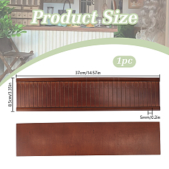 Birch & Poplar Plywood Dollhouse Wall&nbsp;DIY-WH0591-120A