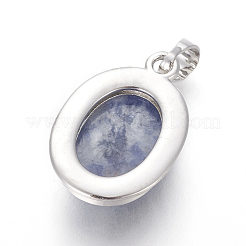 Natural Blue Spot Jasper Pendants&nbsp;G-L512-D15