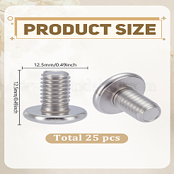 25Pcs 304 Stainless Steel Screws&nbsp;FIND-LP0009-13